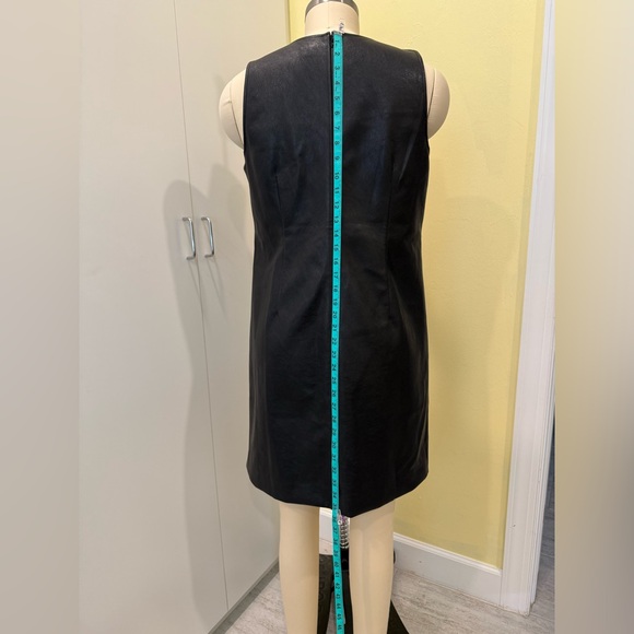 J Crew Factory Sleeveless Faux Leather Dress - Picture 6 of 12